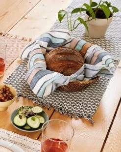 Minna Lago Stripe Napkin Set Kitchen + Dining