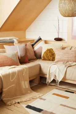 Minna Lines Wool Rug - Oat Home Goods