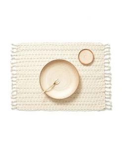 Minna Kitchen + Dining Panalito Placemat - Cream