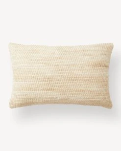 Minna Sheila Merino Lumbar Pillow - Wheat
