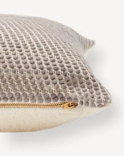 Minna Home Goods Sheila Merino Throw Pillow - Fog