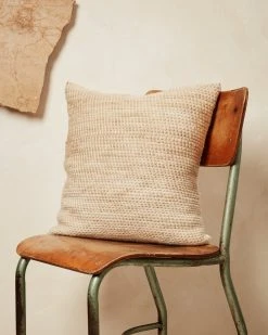 Minna Sheila Merino Throw Pillow - Wheat Home Goods