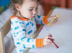 Mirasa Design Baby Footed Elephant Onesie - Orange