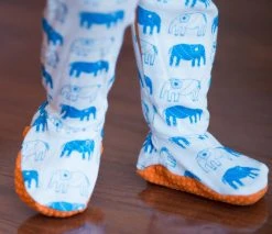 Mirasa Design Baby Footed Elephant Onesie - Orange