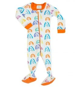 Mirasa Design Baby Footed Rainbow Onesie Kids' + Baby