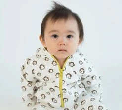 Mirasa Design Baby Monkey Hoodie - Celery Kids' + Baby