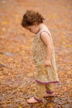 Mirasa Design Baby Vine Dress - Forest Yellow Kids' + Baby