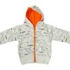 Mirasa Design Baby Shark Hoodie - Orange 1 Mirasa Design Baby Shark Hoodie - Orange
