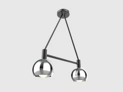 Dounia Home Mishal Chandelier - Silver