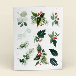 Cute Root Mistletoe Plantable Cards - 10 Pack