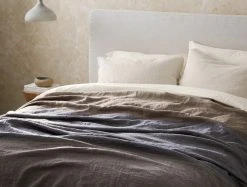 Coyuchi Home Goods Mojave Linen Blanket - Indigo