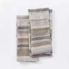 Coyuchi Home Goods Mojave Linen Kitchen Towel Set - Gray