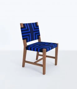 Masaya & Co. Monimbo Dining Chair - Midnight Blue Pattern Furniture