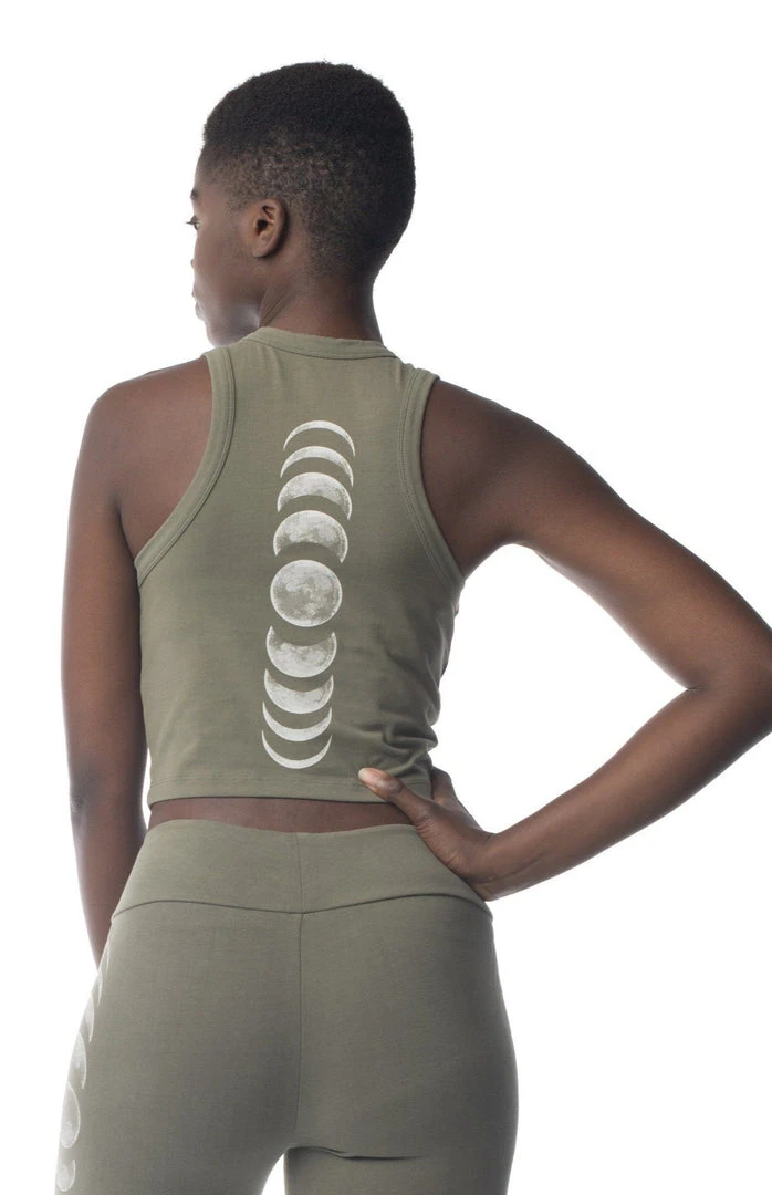 Synergy Organic Clothing Moon Phases Elevate Tank Top - Kalamata Sale 3 Synergy Organic Clothing Moon Phases Elevate Tank Top - Kalamata Sale