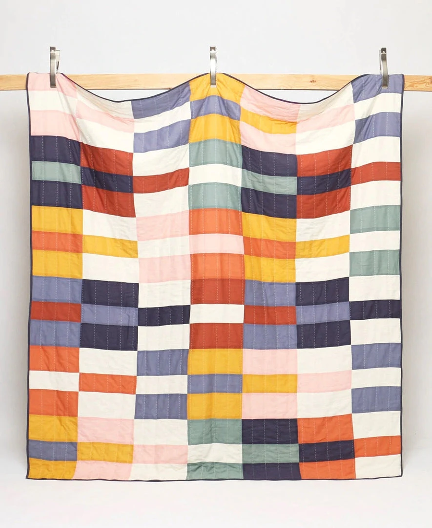 Anchal Home Goods Multi-Check Quilt 3 Anchal Home Goods Multi-Check Quilt