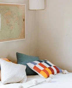 Anchal Multi-Check Throw Pillow