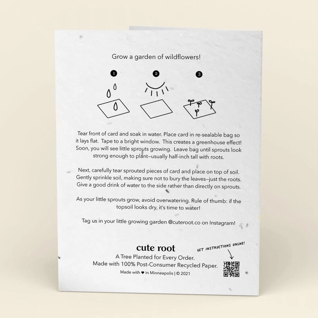 Cute Root My Favorite Plant Lady Plantable Cards - 10 Pack Greeting Cards 4 Cute Root My Favorite Plant Lady Plantable Cards - 10 Pack Greeting Cards