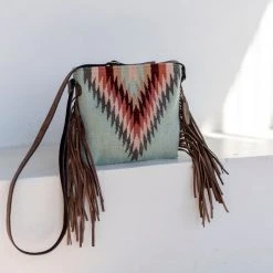 MZ Fair Trade Brisas Wool Fringe Bag Accessories