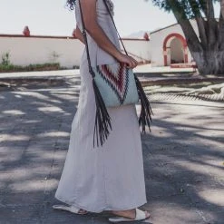 MZ Fair Trade Brisas Wool Fringe Bag Accessories