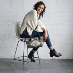 MZ Fair Trade First Frost Wool Shoulder Bag