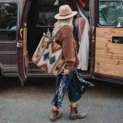 MZ Fair Trade Gemini Wool Tote Bag Accessories