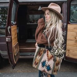 MZ Fair Trade Gemini Wool Tote Bag Accessories