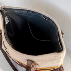 MZ Fair Trade Accessories Great Plains Wool Tote Bag