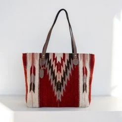 MZ Fair Trade Accessories Ochre + Ash Wool Tote Bag