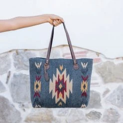 MZ Fair Trade Accessories Sparrow's Song Wool Tote Bag