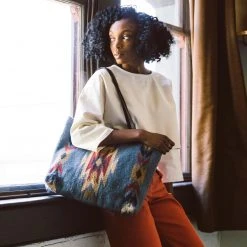 MZ Fair Trade Accessories Sparrow's Song Wool Tote Bag