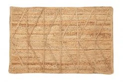 Casa Amarosa Home Goods Natural Triangle Jute Rug