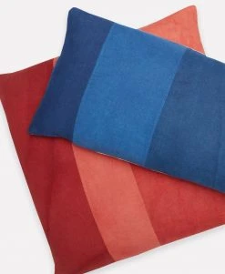 Anchal Naturally Dyed Colorblock Lumbar Pillow