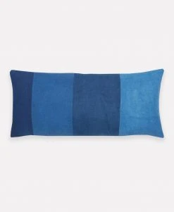 Anchal Naturally Dyed Colorblock Lumbar Pillow