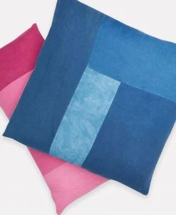 Anchal Home Goods Naturally Dyed Colorblock Throw Pillow