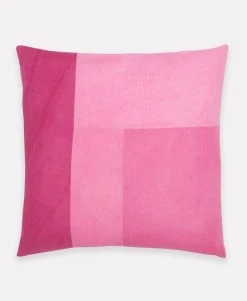 Anchal Home Goods Naturally Dyed Colorblock Throw Pillow
