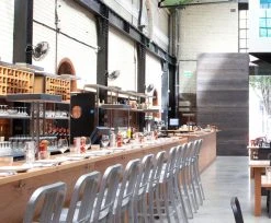 Emeco Furniture Navy Recycled Barstool With Arms