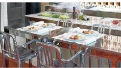 Emeco Navy Recycled Counter Stool With Arms Furniture