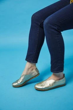 Nida Lu Handmade Shoes Women's Lu Loafer - Gold