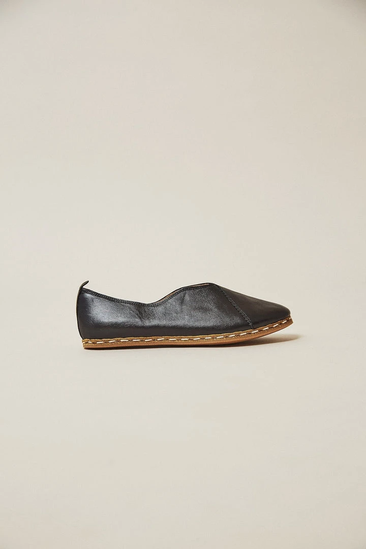 Nida Lu Handmade Women's Lu Loafer - Onyx Shoes 6 Nida Lu Handmade Women's Lu Loafer - Onyx Shoes
