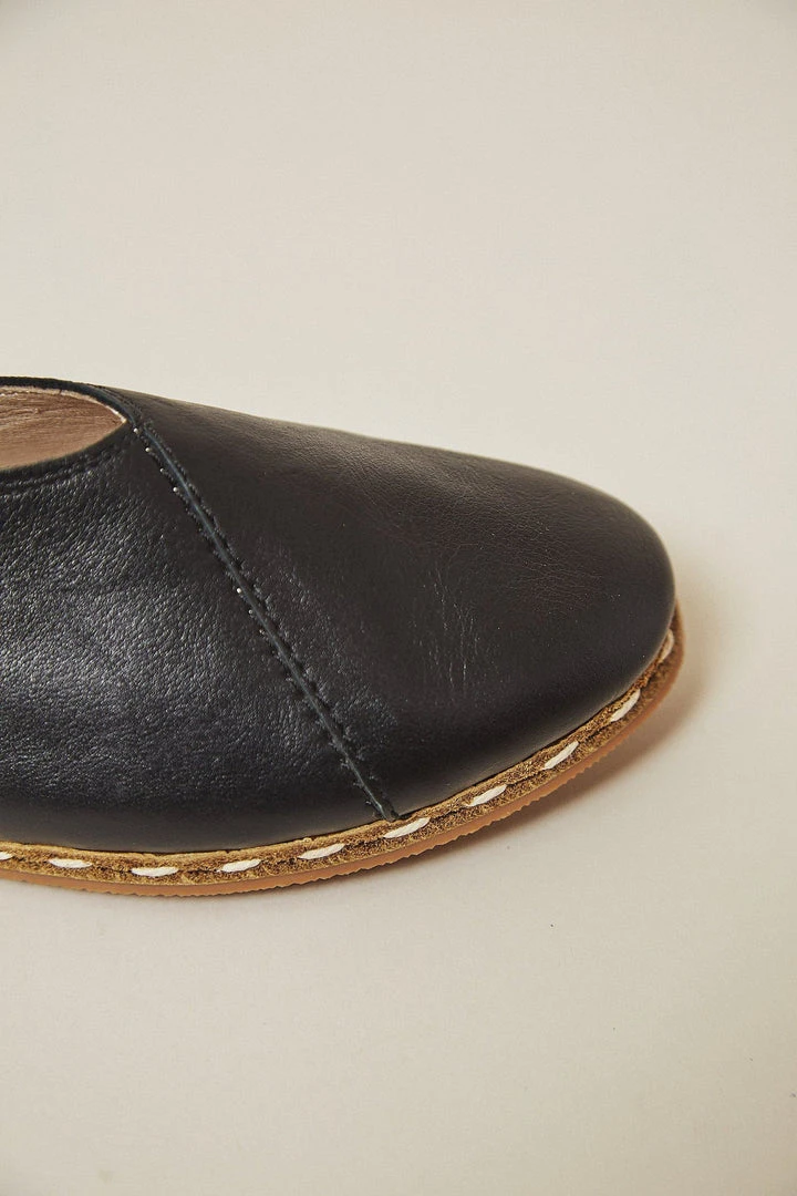 Nida Lu Handmade Women's Lu Loafer - Onyx Shoes 7 Nida Lu Handmade Women's Lu Loafer - Onyx Shoes