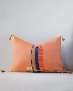 Soil To Studio Best Sellers Nina Linen Throw Pillow Cover - Terracota