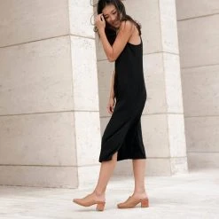 Nisolo Shoes All-Day Heeled Mule - Almond