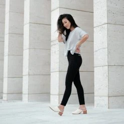 Nisolo All-Day Heeled Mule - Bone