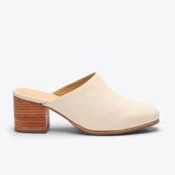 Nisolo All-Day Heeled Mule - Bone