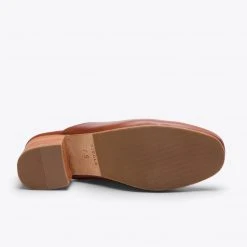 Nisolo Special Occasion All-Day Heeled Mule - Brandy