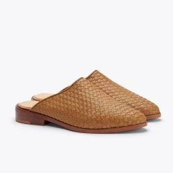 Nisolo Shoes Ama Woven Mule - Almond