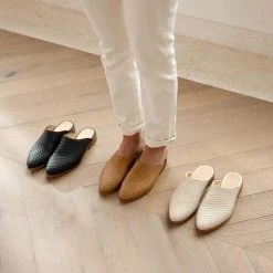 Nisolo Shoes Ama Woven Mule - Almond
