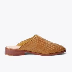 Nisolo Shoes Ama Woven Mule - Almond