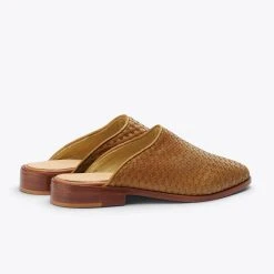 Nisolo Shoes Ama Woven Mule - Almond