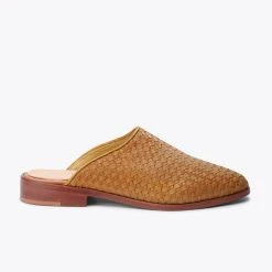 Nisolo Shoes Ama Woven Mule - Almond